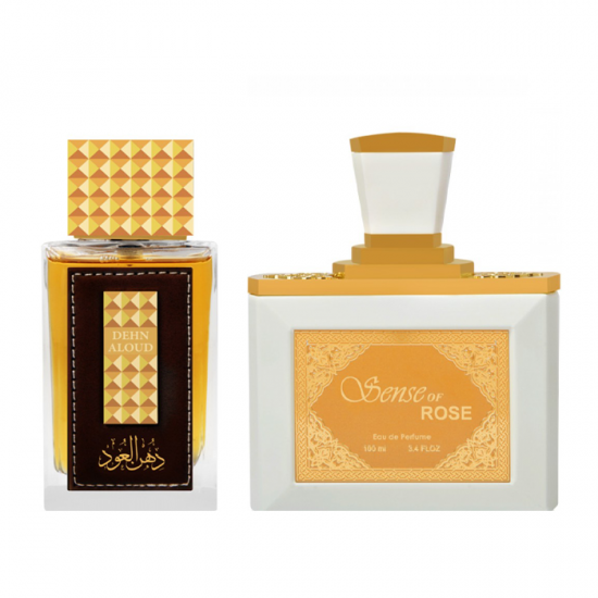 عطر مخلط دهن العود و سنس روز